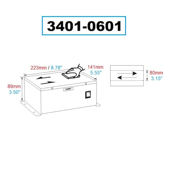 Pro-Series Plate Type Demagnetizer 110V/1Ph